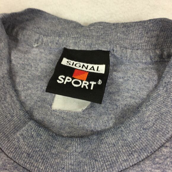 Vintage Single Stitch Image West Graphic T-Shirt Size Medium Gray Nature Eagle M - Picture 7 of 10